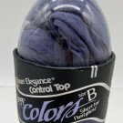 Leggs Colors Egg Sz B Lilac Sheer Toe Pantyhose Control Top 1980s