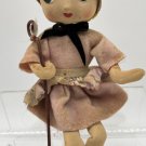 Nursery Rhyme Shelf Sitter Bo Peep Poseable 1960 Made In Japan 10”