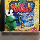 3-D BUBBLE BURST PC Arcade Animation Game CD-ROM Sealife Fish Cosmi Windows 1999