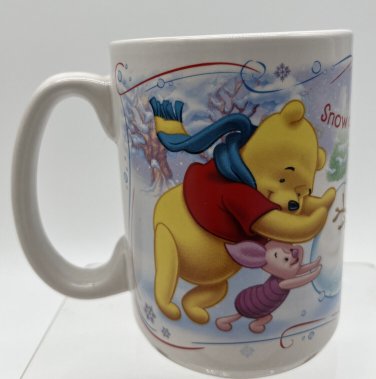 Disney Coffee Cup Mug Winnie the Pooh, Tigger, Piglet -Snow Day Time For Play