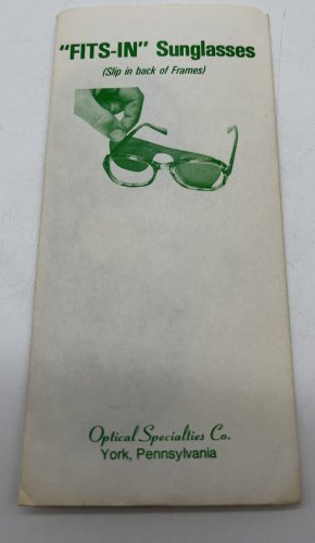 Optical Specialties Co. Fit-In Sunglasses 4&acirc;�� New Old Stock NOS