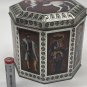 Vintage Octagon Tin Can Container Made In West Germany 8 Sided SCARCE