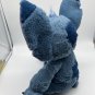Lilo & Stitch Stitch Plush Disney Store Blue Sitting Stuffed Soft Toy 12"