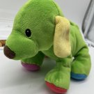 BABY G gund Green Puppy dog plush Bright Pup SOFT Stuffed Dog 4047424