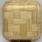 Florida Bamboo Pattern Souvenir Serving Tray Platter 11â x 11â Tropical Tiki Bar