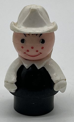 Vintage FIREFIGHTER Little People Replacement Figure