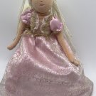 PLAY WONDER BLONDE HAIR PINK BALLERINA DRESS PRINCESS RAGDOLL PLUSH STUFFED DOLL