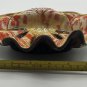 Treasure Craft Clam Shell Ashtray Dish No. 6 Orange Swirl Sea Shell Trinket