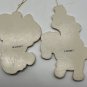 Disney Winnie the Pooh Wooden Christmas Ornaments 1996