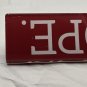 NOPE Acrylic Decorative Table Top Sign Double Sided