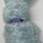 Rare A&L Novelty 17â Blue & White Easter Scruffy Bunny Rabbit Plush CUTE