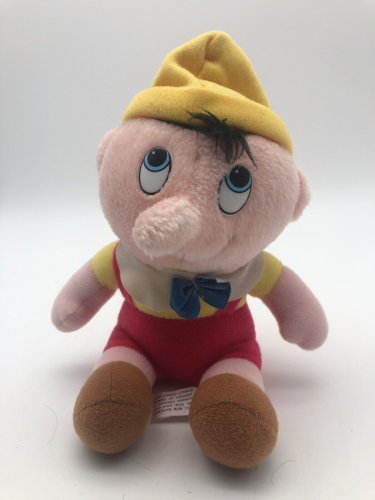 Disney Pinocchio Plush Doll Walt Disney Productions 7" Plush 1985 CLEAN