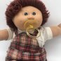 Cabbage Patch Curly Red Hair Boy Original Appalachian Art Green Signed *