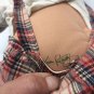 Cabbage Patch Curly Red Hair Boy Original Appalachian Art Green Signed *