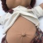 Cabbage Patch Curly Red Hair Boy Original Appalachian Art Green Signed *
