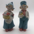 Bisque Danish Figures Made In Japan 5” Boy and Girl
