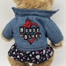 HOUSE of BLUES Herrington Bear Denim Jacket 9” TEDDY BEAR Plush SCARCE