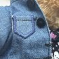 HOUSE of BLUES Herrington Bear Denim Jacket 9â TEDDY BEAR Plush SCARCE
