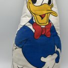 Donald Duck Vintage Plush Pillow Handmade 1980's 18" x 8" RARE Collectible Toy