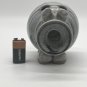 Handmade Art Pottery Grey Gray Pig Toothbrush Holder Signed Barb