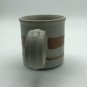 Vintage Clay In Mind Pottery Coffee Cup Mug Hand Thrown Beige Tan Round Handle