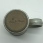 Vintage Clay In Mind Pottery Coffee Cup Mug Hand Thrown Beige Tan Round Handle