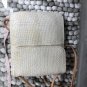 Nine West White Woven Canvas Side Purse