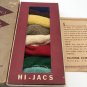 HI-JACS KING OF COASTERS MCM TERRY CLOTH KOOZIES BARWARE SET OF 8 1950s