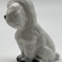 Handmade Bone China White Poodle Dog Figurine 3.5&acirc;�� Made In Taiwan