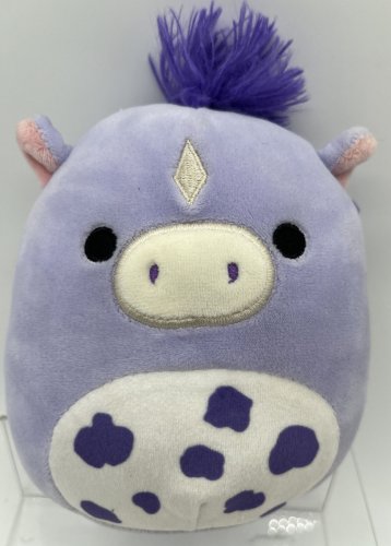 Rare Squishmallow MEADOW the HORSE 5" plush squishy PURPLE Easter