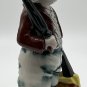 Handmade Ceramic Bisque Pouty Boy Suitcase Umbrella Hand Painted Japan 9&acirc;��