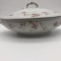 Oval Vegetable Casserole Covered Dish Austria D28 MZ Pink Roses Floral
