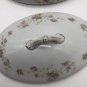 Oval Vegetable Casserole Covered Dish Austria D28 MZ Pink Roses Floral