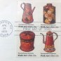 USPS Pennsylvania Toleware Folk Art Stamps (4) First Day Covers April 19, 1979
