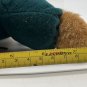 Vintage Russ Berrie Bunky Christmas Bear Plush Stuffed Animal Brown Green Korea