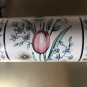 Sunworthy WallPaper Double Roll 55.4 Sq Ft Green Stripe Floral NOS
