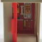 Fisher Price Little People 997 Play Village PHONE BOOTH telephone 1973