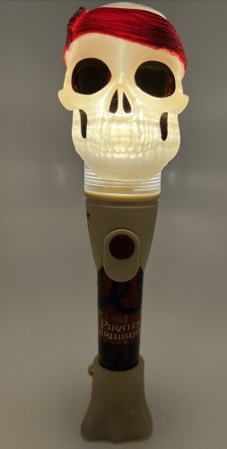 Pirates Of The Caribbean SKULL Flashlight *Glows in Dark* Krypton 2001