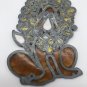 Handmade Lion Glass Sun Catcher Window Art Makit & Bakit Gold Mane 5â