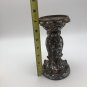 Handmade Rustic Stone Metal Candleholder 7â Hollywood Regency Shabby Chic