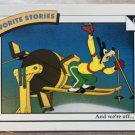 Disney Impel The Art of Skiing Favorite Stories #91 G Goofy 1991