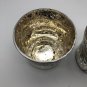 Mercury Silver Gold Glass Set of 2 Wedding Votive Tea Light Holders 3â