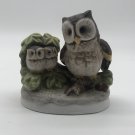 HOMCO Horned Owl Momma and 2 Babies 4" Tall