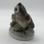 HOMCO Horned Owl Momma and 2 Babies 4" Tall