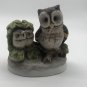 HOMCO Horned Owl Momma and 2 Babies 4" Tall