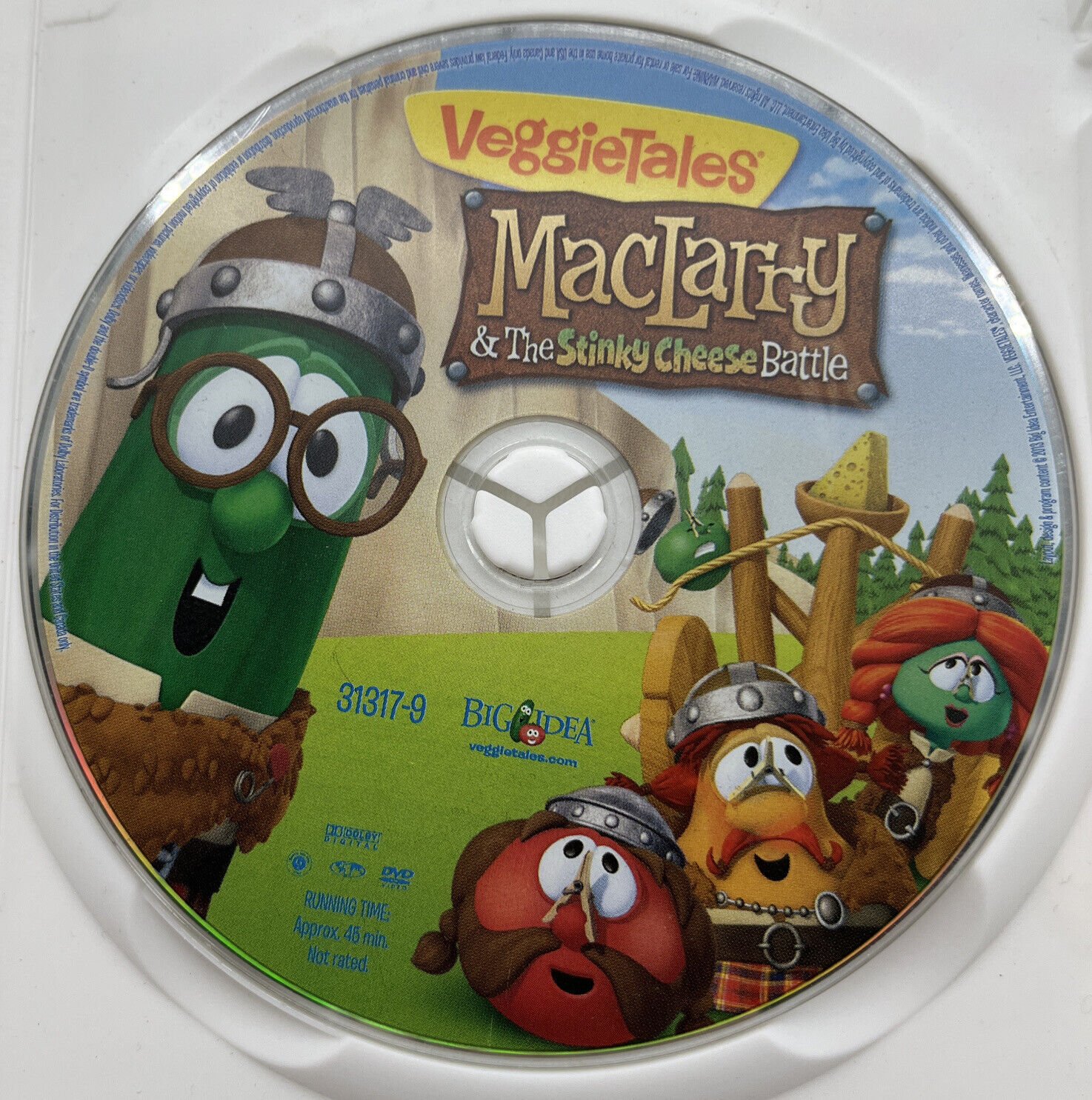 VeggieTales MacLarry & The Stinky Cheese Battle DVD 2013