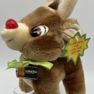 Applause Duracell Rudolph the Red Nosed Reindeer Light Up Plush Tags*