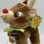 Applause Duracell Rudolph the Red Nosed Reindeer Light Up Plush Tags*