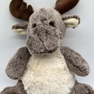 Aurora World 11" Moose Frosted Brown Plush Soft Stuffed Animal Toy 2018 SCARCE