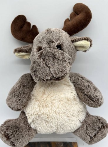 Aurora World 11" Moose Frosted Brown Plush Soft Stuffed Animal Toy 2018 SCARCE